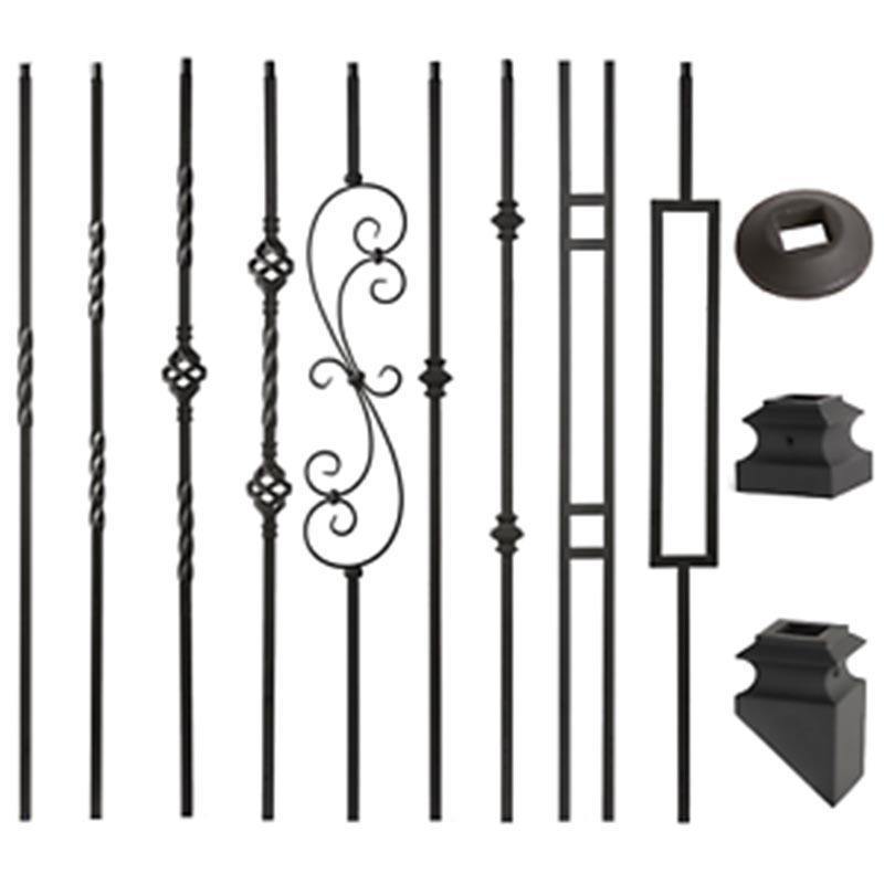 Forged Scroll Bar Mild Steel Wrought Iron For Staircase Handrail Railing Balustrade Balcony Gate Fence