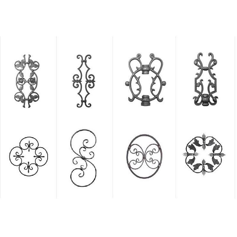 Decorative Wrought Iron Panels Wrought Iron Door Rosette Decorative Forged Steel Rosettes Gate Iron Door Decorative Ornamental