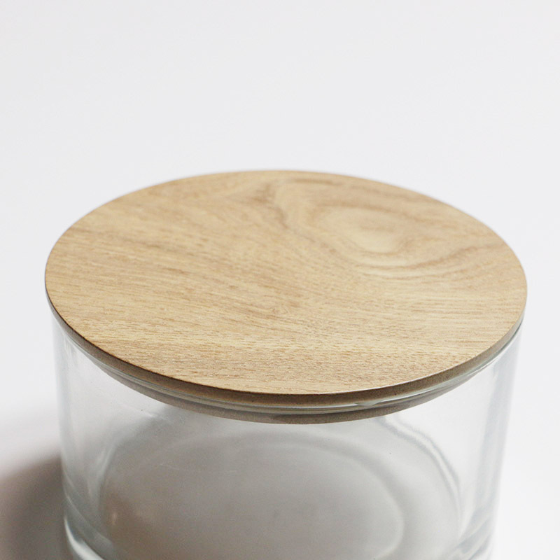 Hot Sale wooden Lid With Straw Hole Wood Cover For Glass Jar Wooden Lid For Bottle Drinks