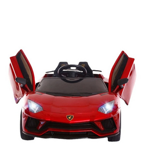 Children's Electric Kids Driviable Four Wheel RC Baby ride on car  Real Open Doors Toy Car