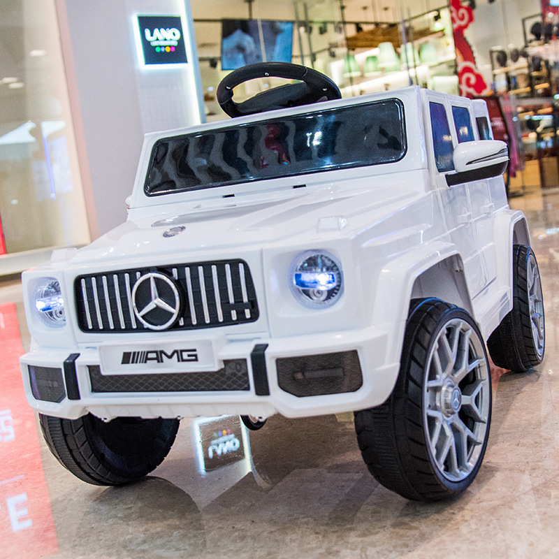 Children's electric car ride on car four-wheel off-road vehicle children can sit on the four-wheel swing stroller