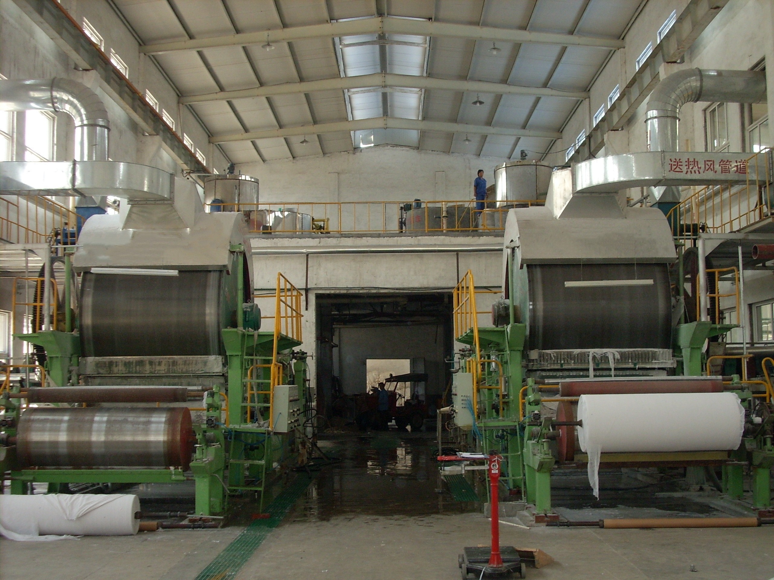 Full Production Line High Production Non-stop Tissue Paper Roll Converting Making Machine For Paper Industry