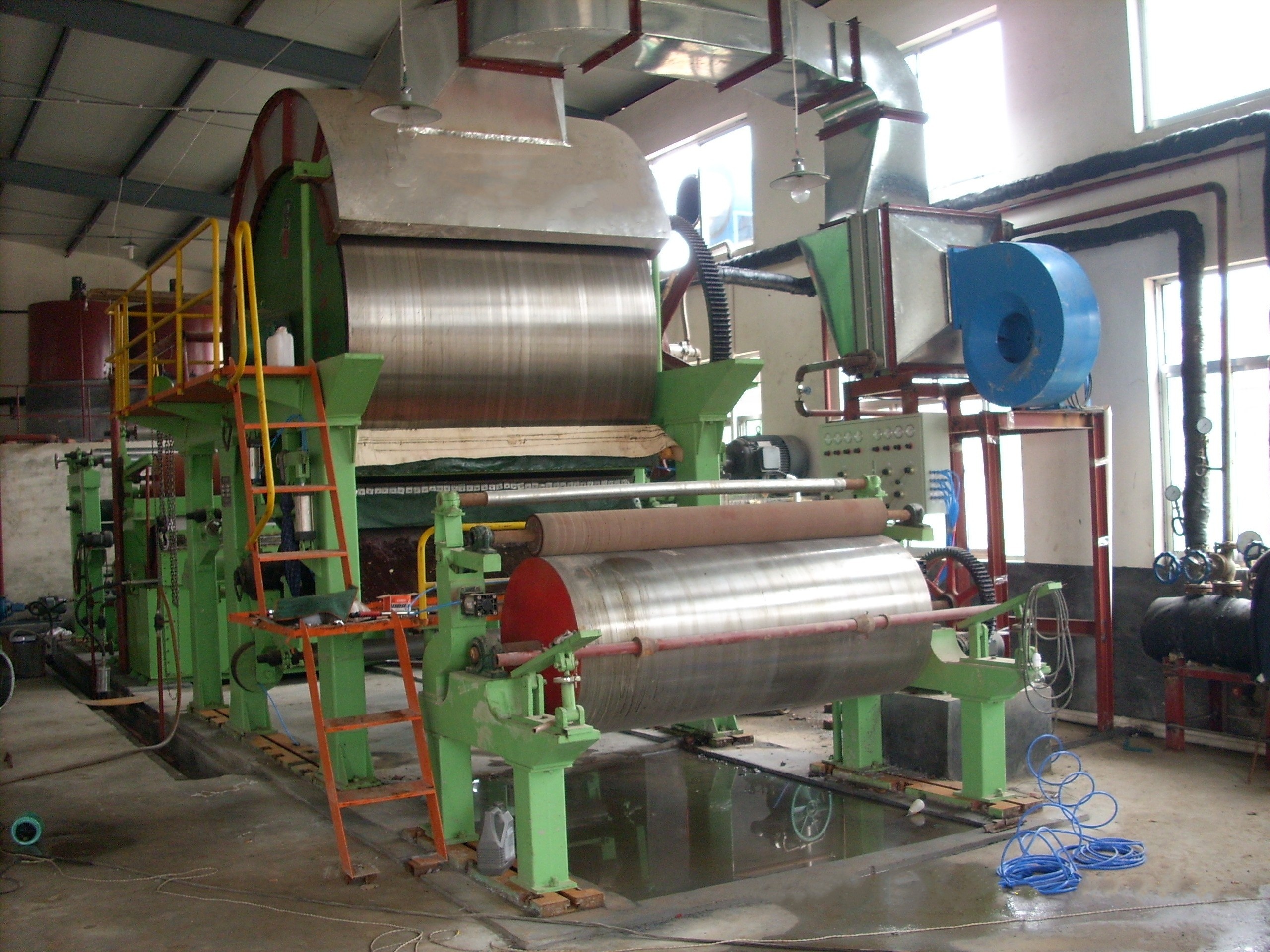 Full Production Line High Production Non-stop Tissue Paper Roll Converting Making Machine For Paper Industry