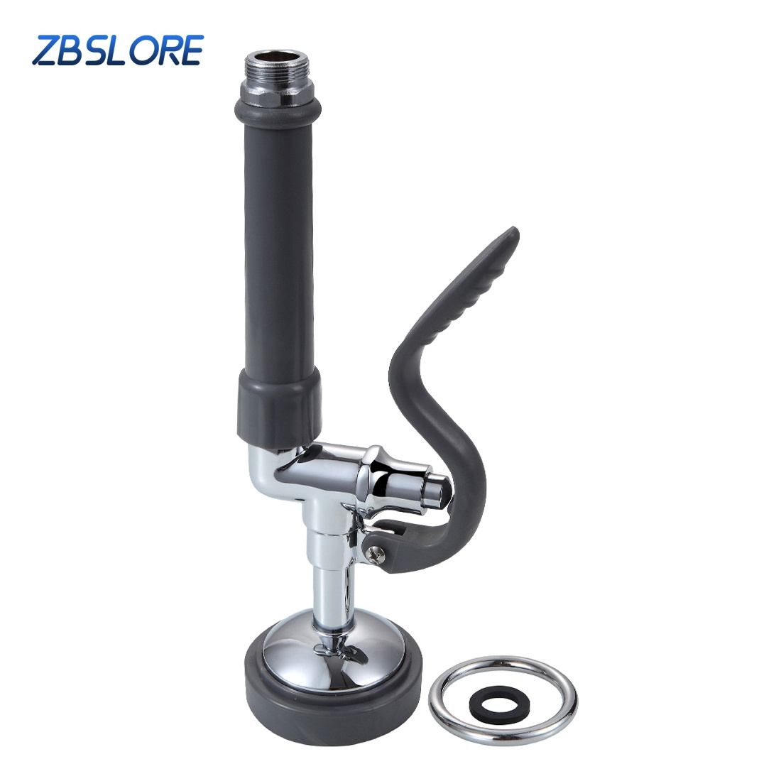 High Level Quality  Commercial Deck Mounted Pre Rinse Faucet With Add-on Faucet