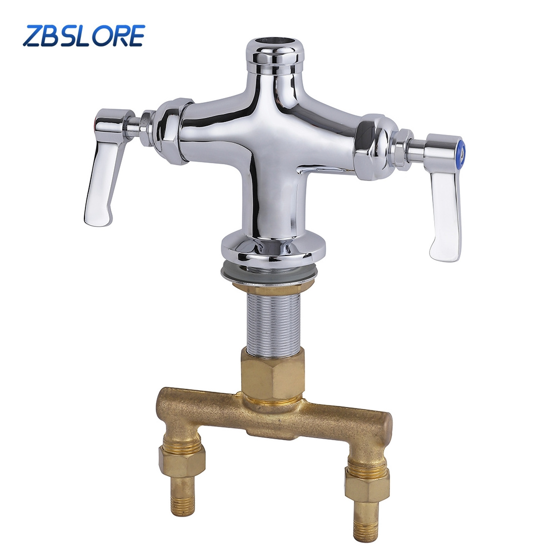 High Level Quality  Commercial Deck Mounted Pre Rinse Faucet With Add-on Faucet