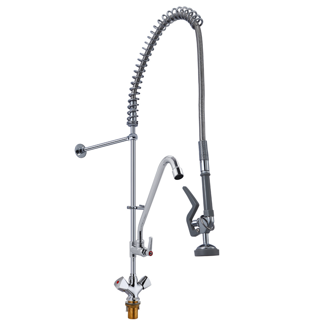 Classical Style Pre Rinse Industrial Faucet High Pressure Prerinse Dishwasher Faucet