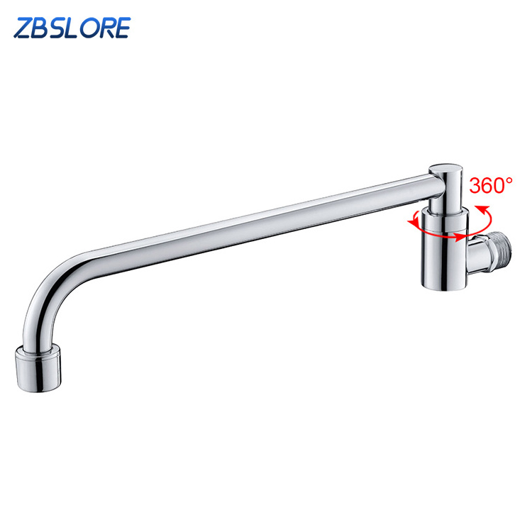 Chinese Wok Faucet 250mm Cold Water No-lever Wok Swing Faucet For Restaurant