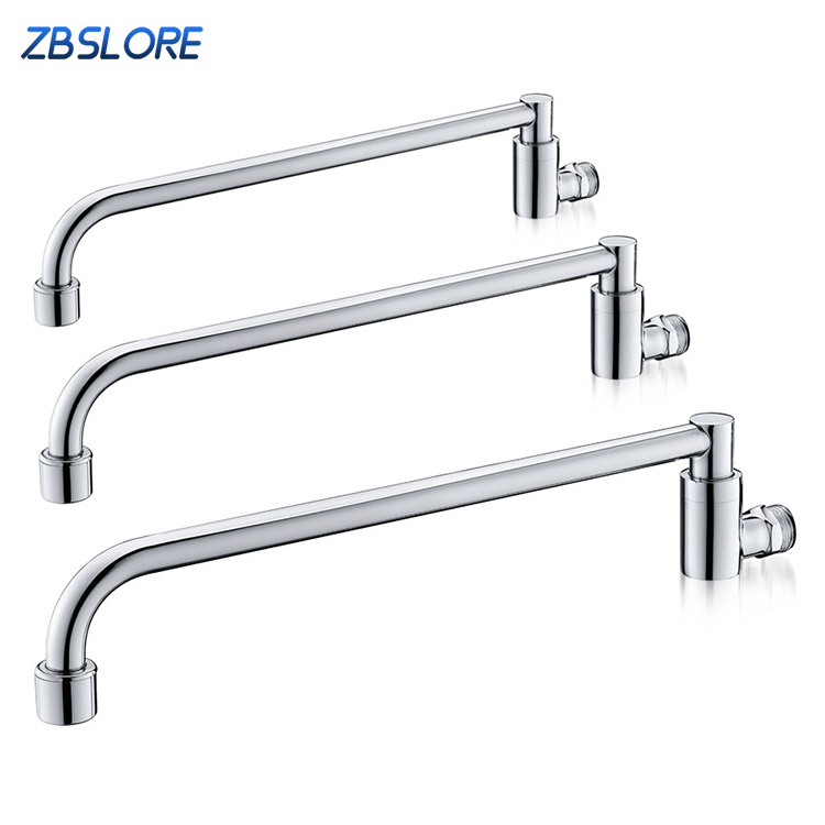 Factory Wholesale Leadfree Mixer Taps 300mm Wall mount Wok Range Swing Faucet