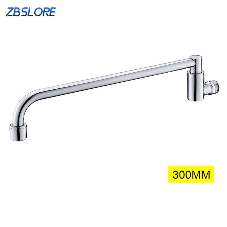 Factory Wholesale Leadfree Mixer Taps 300mm Wall mount Wok Range Swing Faucet