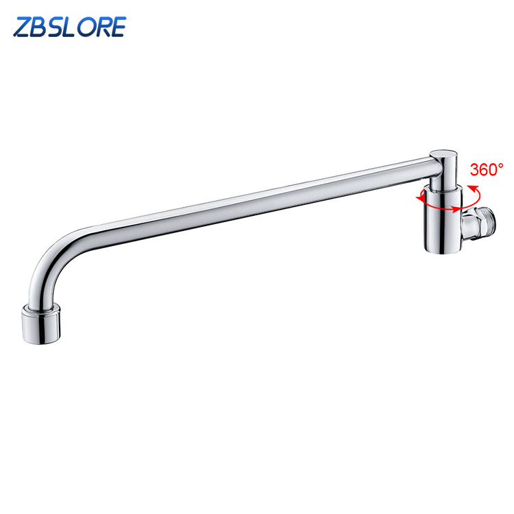 Factory Wholesale Leadfree Mixer Taps 300mm Wall mount Wok Range Swing Faucet