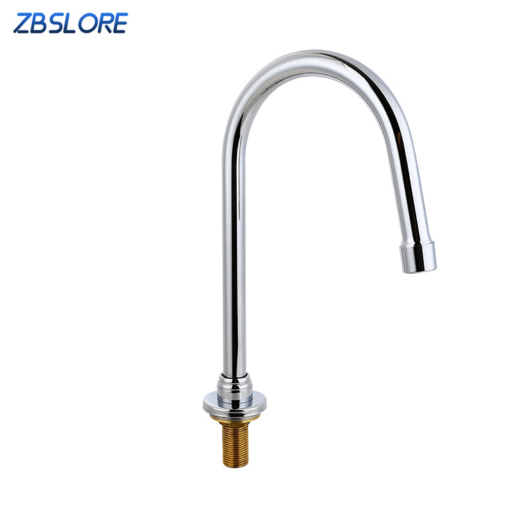 Hospital Faucet One Hole Hands Free Control Water Tap Brass Valve Foot Pedal Faucet