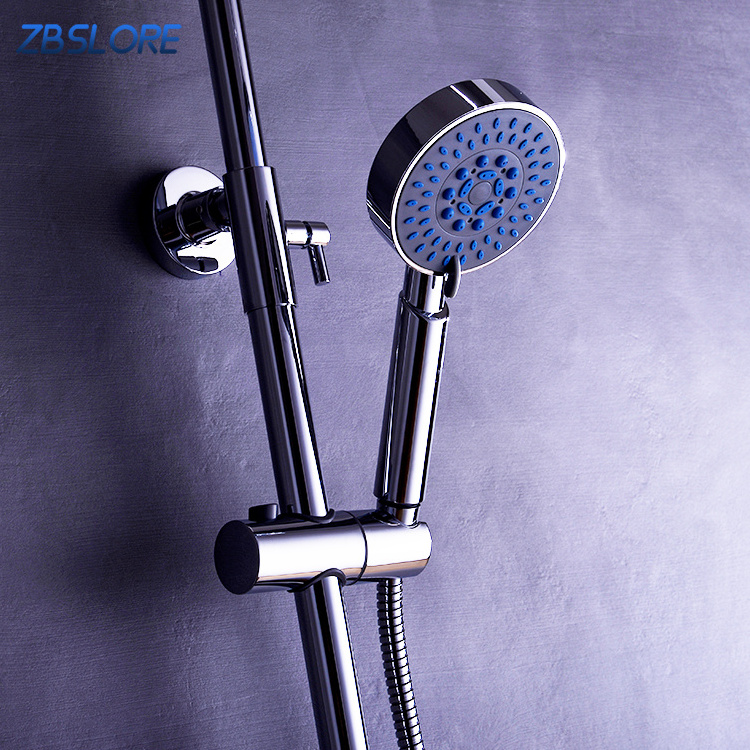 Wholesale Outdoor Rain Shower Fixtures Triple Function Rovate Brass Multiple Spray Shower System