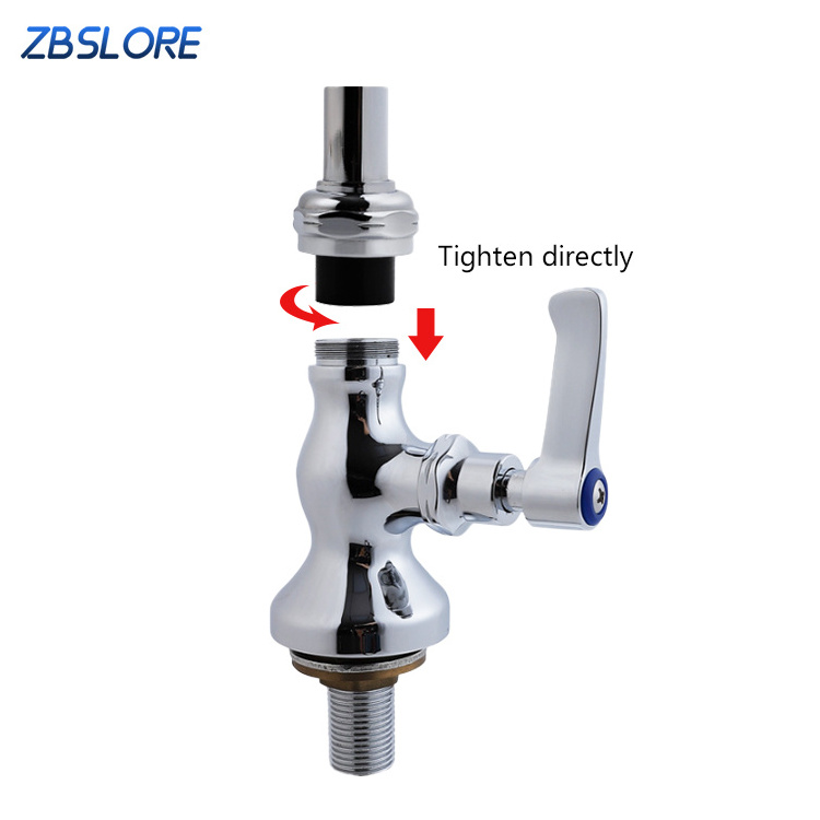 Kitchen Faucet High Quality Brass Single Handle Lever Single Hole Cold Water Deck Mounted Pull Down Kitchen Faucet With Sprayer