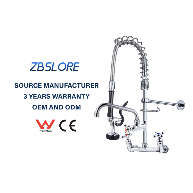 Pre-rinse Spray Valve Faucet Commercial Equipment Supply Brass Retro Dishwasher Pre-rinse Faucet