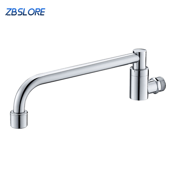 1080 Rotation Faucet Kitchen Sink Cold Tap Wall Mount Manual Wok Faucet 8