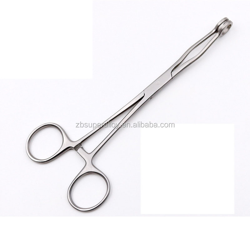 Dimple positioning clip sponge holding forceps medical forceps surgical instruments forceps