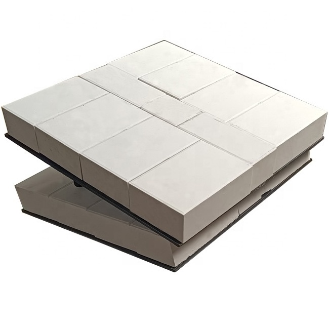 Durable Rubber and Metal Backed High Wear Resistant Ceramic Tiles Liner