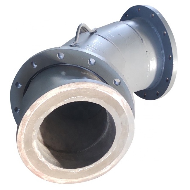 Low Price Cast Stone Ceramic Lined Wear Resistant Steel Pipe