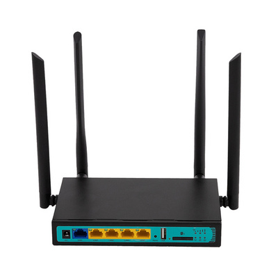 Unlocked Openwrt Industrial Cat 6 3G 4G Wifi Gsm Lte Cpe Modem Router With Sim Card Slot And Rj11