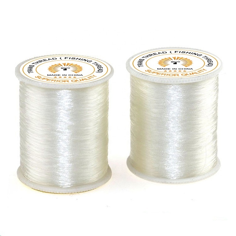 Eco-friendly 350m Transparent Nylon Invisible Sewing Thread 0.3mm For Fishing and Kiting