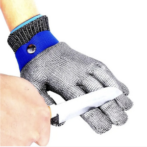 Cut Resistant Gloves Wire Metal Mesh Level 9 Durable Rustproof Cut-protection Stainless Steel Anti Cut Gloves