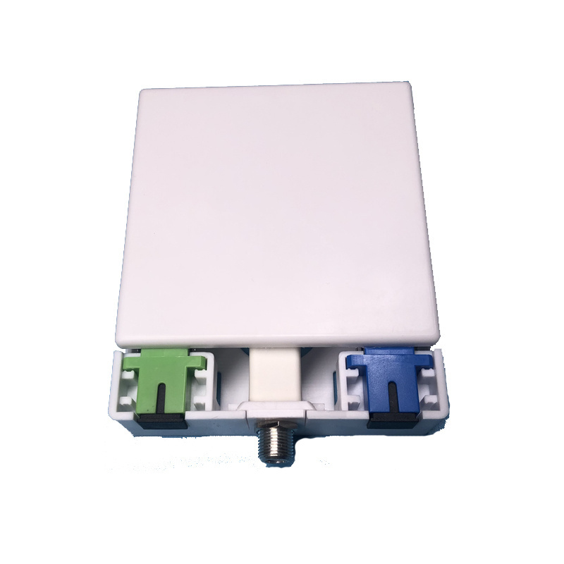 Plastic casing passive FTTH optical node 0dBm input output level 64dBuV