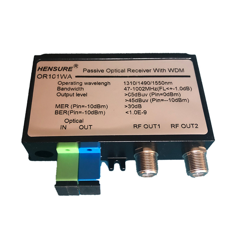 Plastic casing passive FTTH optical node 0dBm input output level 64dBuV