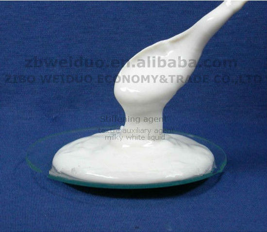 Stiffening agent use in textile