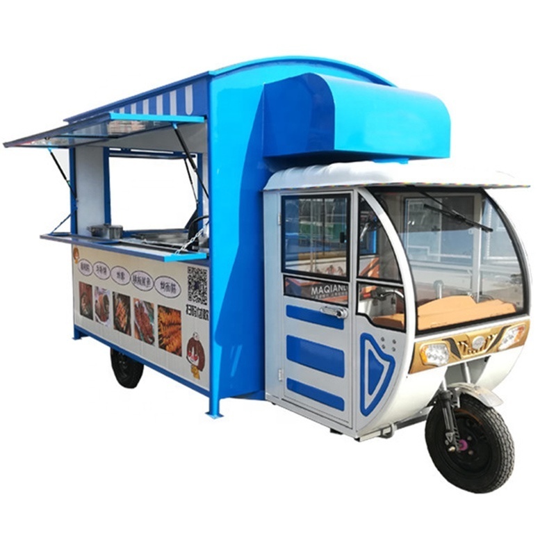 electric mobile food car for sale fast mobile food tray food car