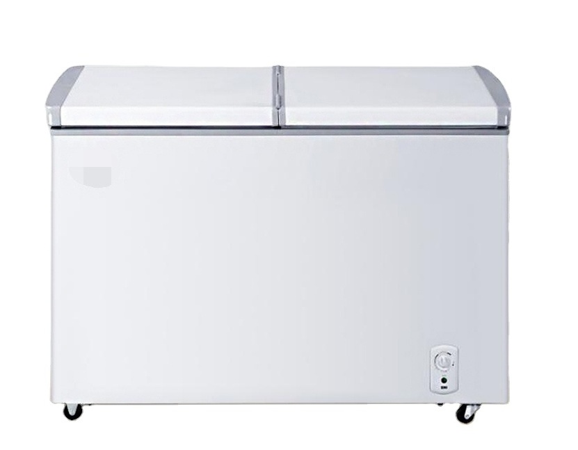 Open Single Door deep chest freezer with lock LED Light Single temperature big freezer