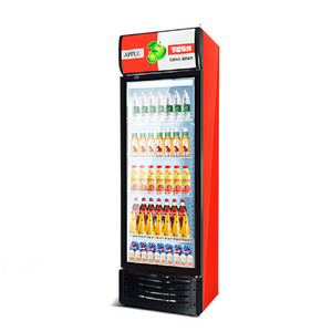 Beverage Display Refrigerated Cabinet Upright Chiller Commercial No Frost Glass Doors Fridge