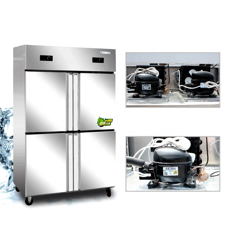 Rotating Freezer China manufacturer commercial refrigerator double temperature tabletop ...