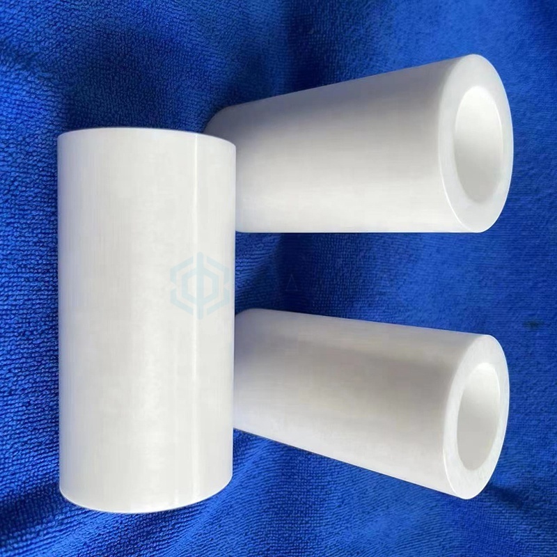 High purity zirconia ceramic insulation tube or pipe with high temperature resistance