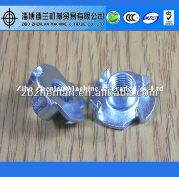 zinc plated wood anchor bolts 304 stainless steel nut carbon steel zinc plated tee nut