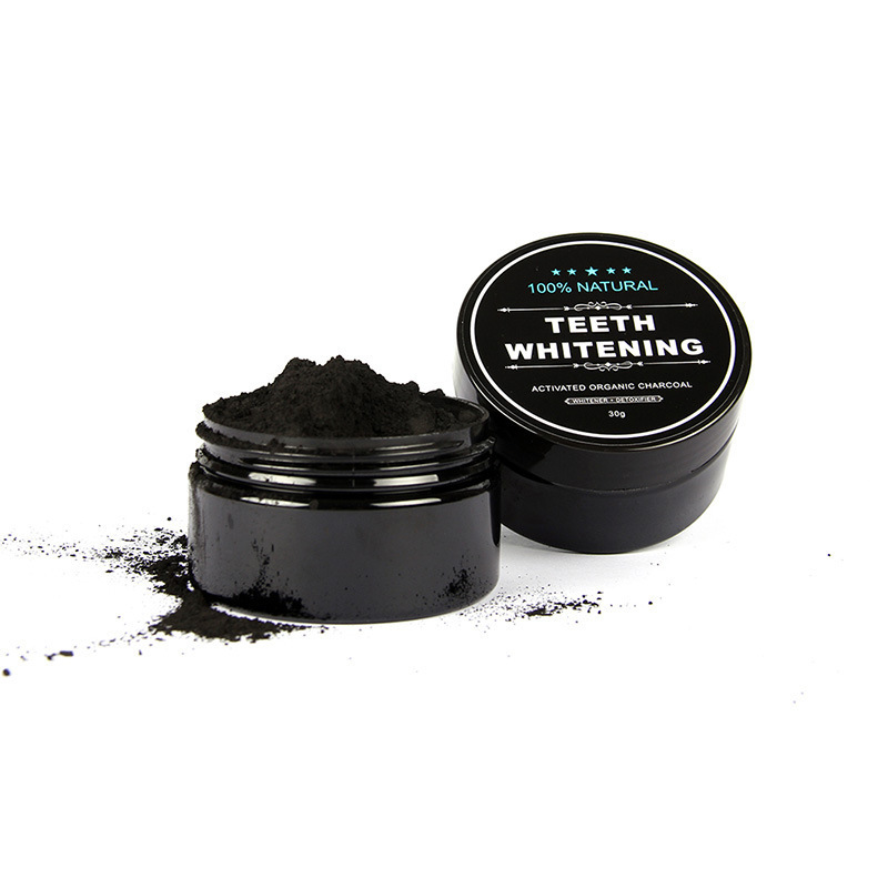 Private Label Teeth Whitening Activated Charcoal Powder 30g/60g Organic Natural Coconut Charcoal Powder for Daily Use