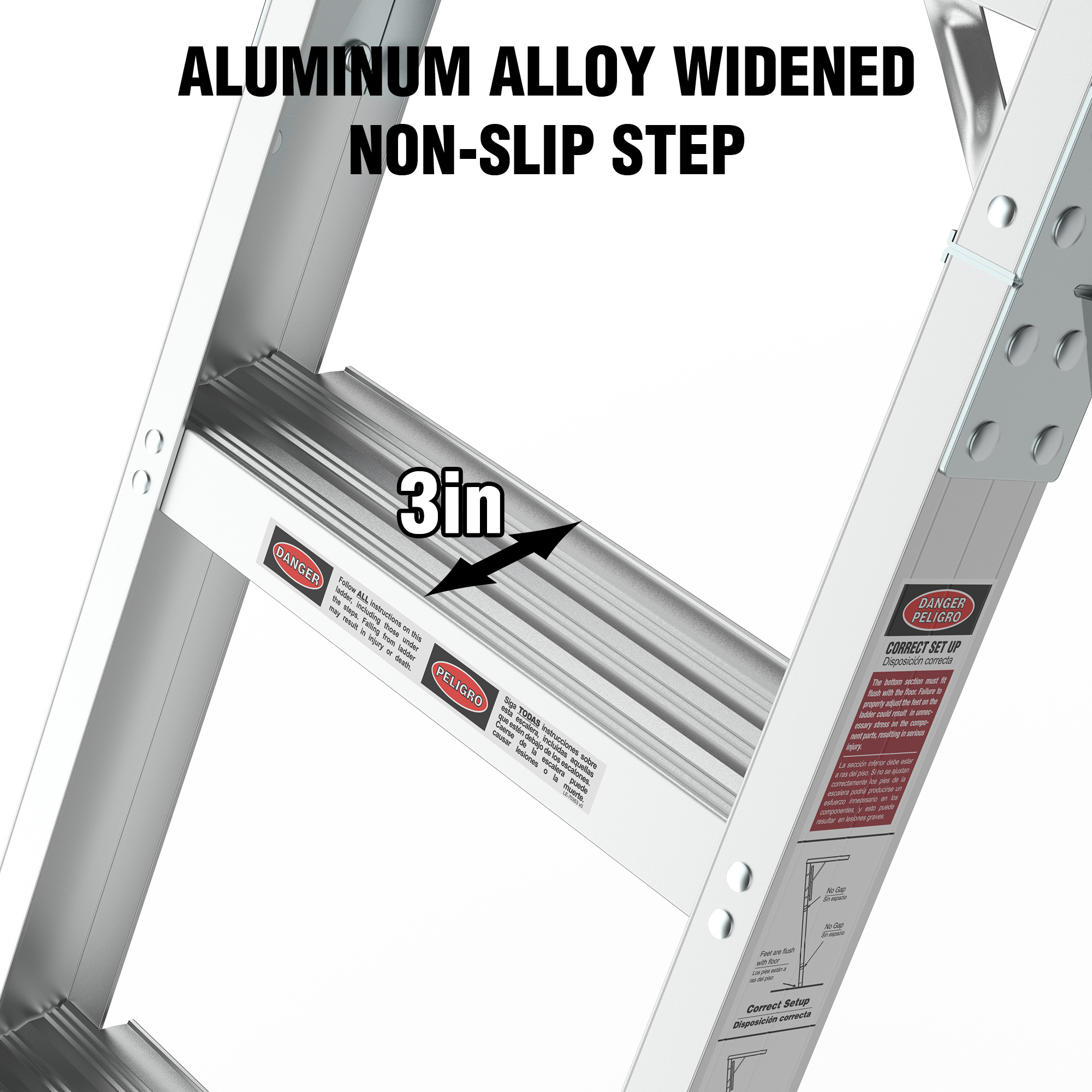 Hot Sale Retractable Manual Hidden Aluminium Folding Attic Stairs Ladder