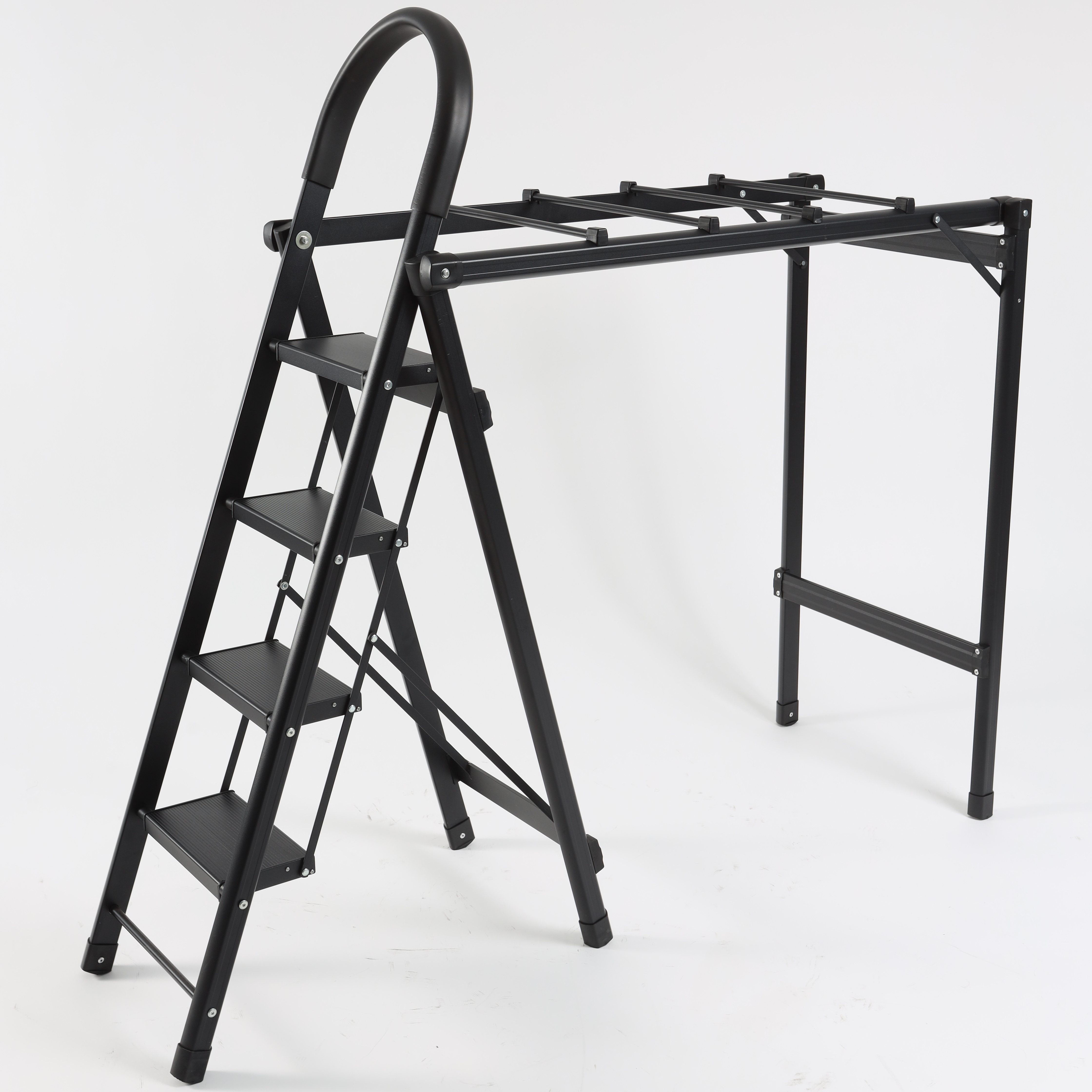 Foldable Household Clothes Drying Rack Aluminum ladders other ladders for home and work use