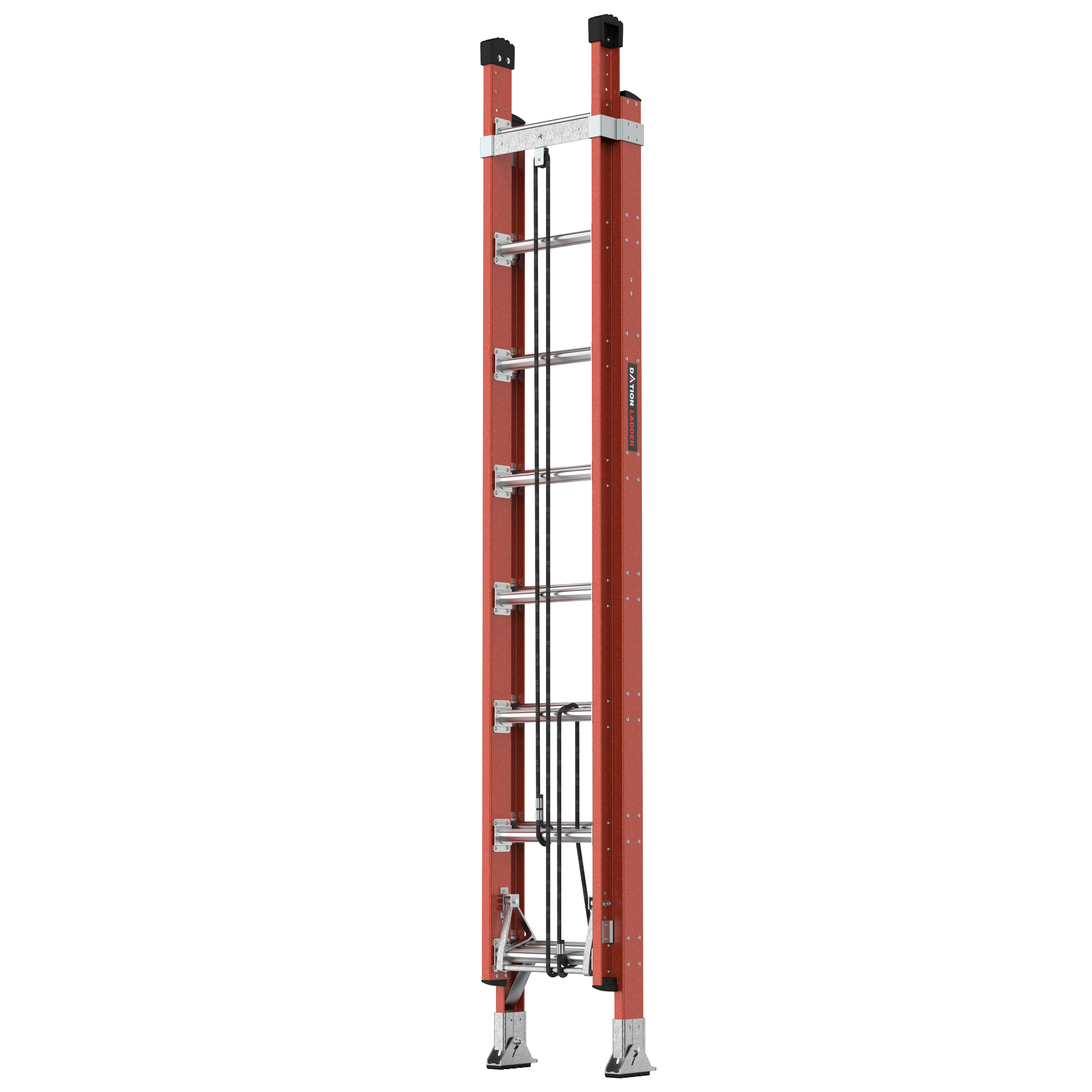 Heavy duty fiberglass folding combination step extension ladder Professional Grade Adjustable Extension Fiberglass Ladder