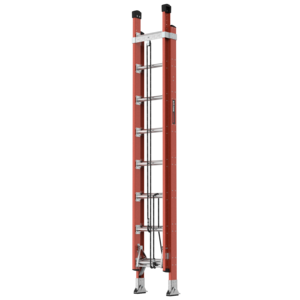 Heavy duty fiberglass folding combination step extension ladder Professional Grade Adjustable Extension Fiberglass Ladder