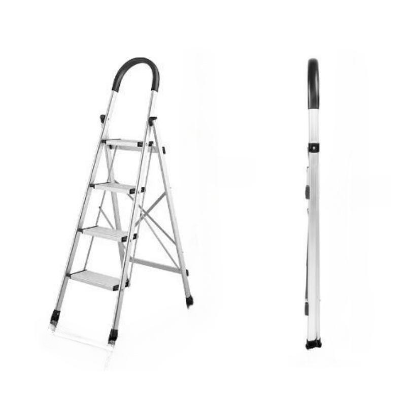 Aluminum Alloy Staircase Thickened Indoor And Outdoor Portable Temporary Folding Ladder