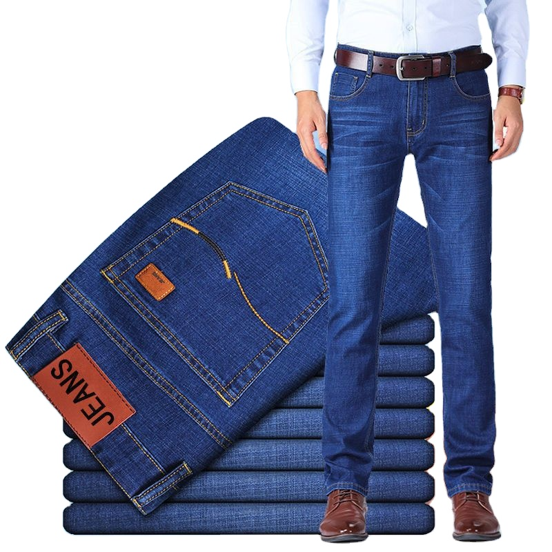 Custom loose fit vintage jeans trousers denim baggy jeans pants flare stacked denim men's jeans for men