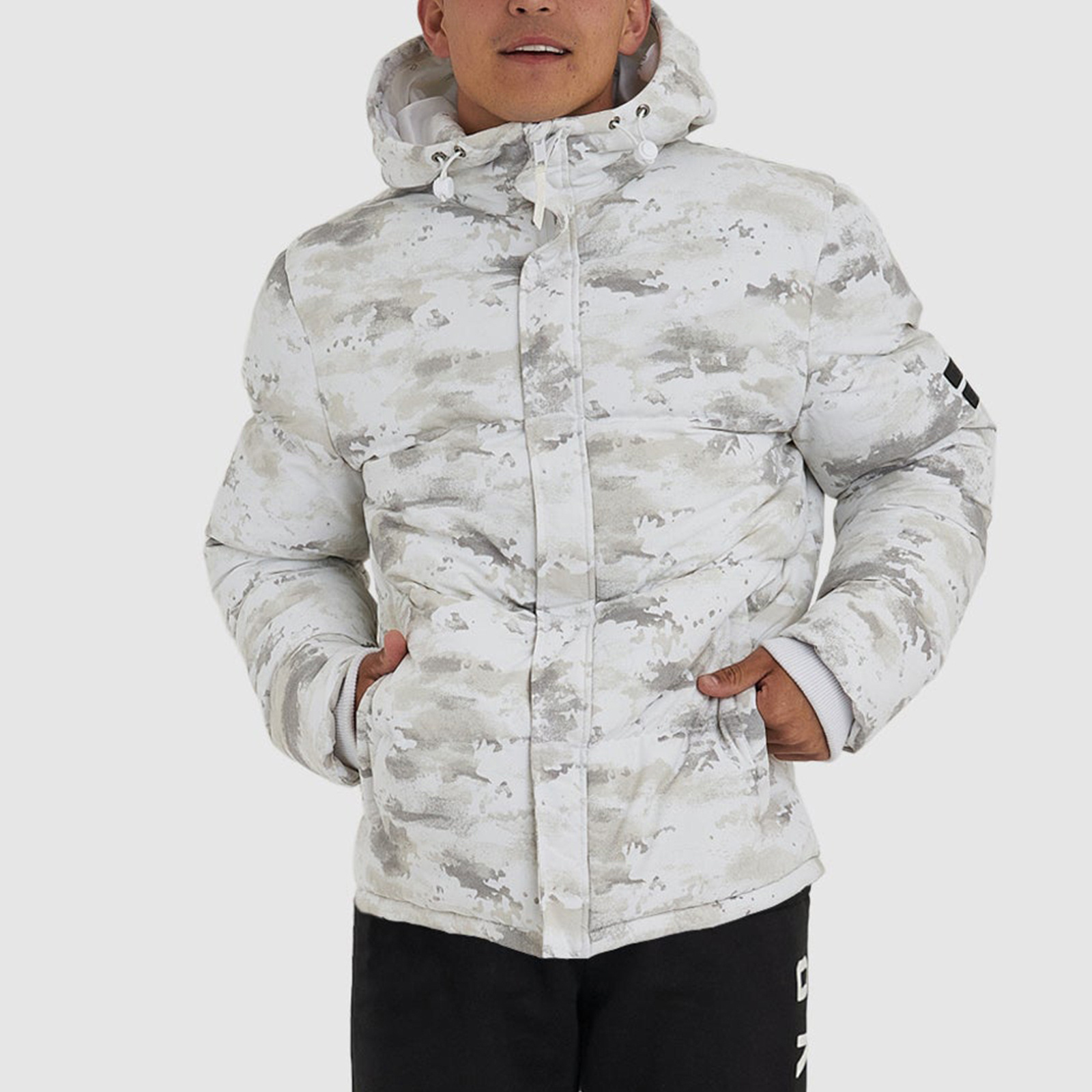 Bubble Goose Duck Men's Puffer Jackets New Break Wholesale Camouflage Style Low Moq Winter Zip up Down Screen Printing Thick