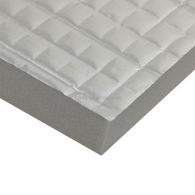 Closed cell polyethylene foam insulation with aluminum foil flexible fire resistant material PEF foam reflective aluminum sheet