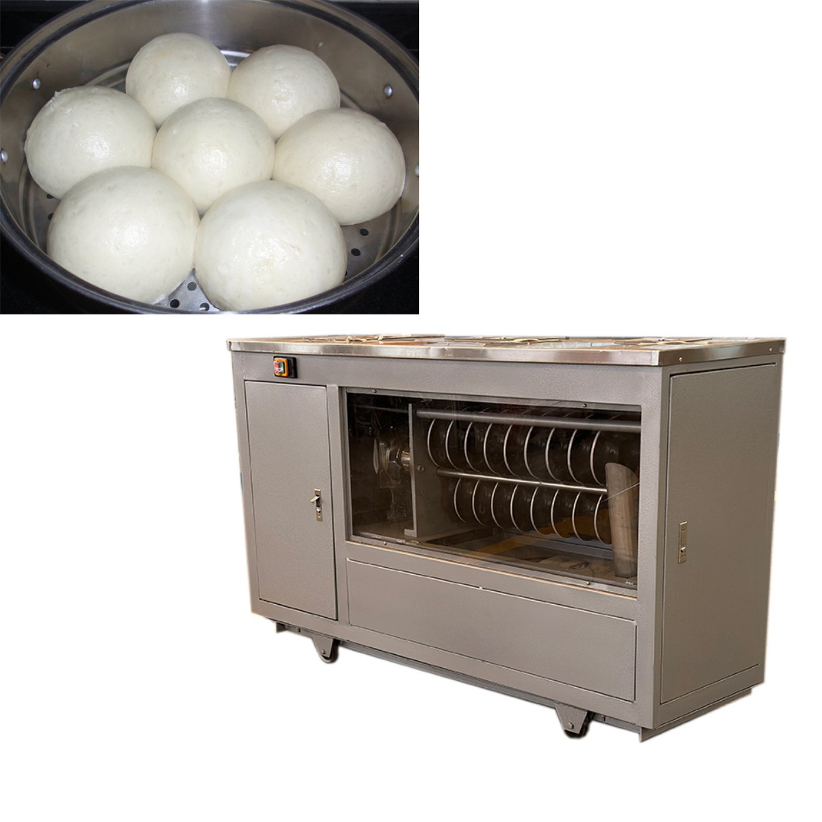 dough divider rounder/commercial steamed bun machine/automatic round dough balls making machine