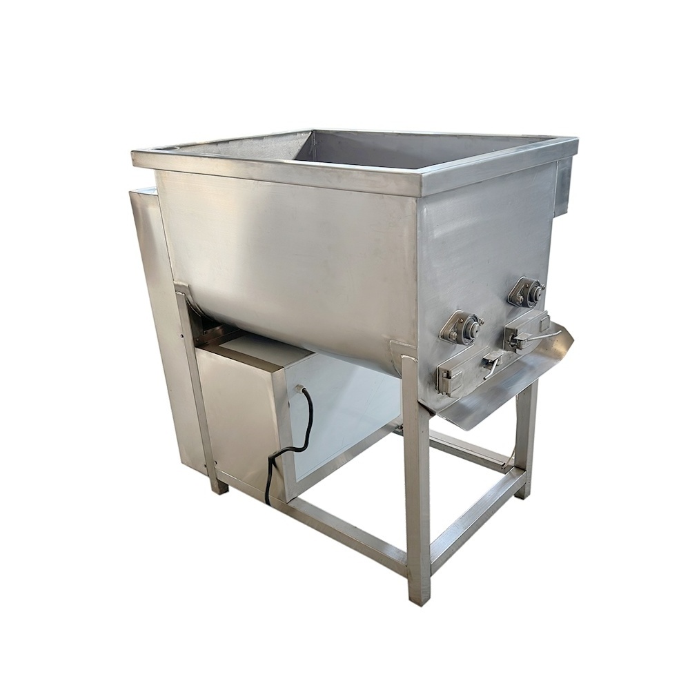 Commercial electric twin-shaft meat mixer