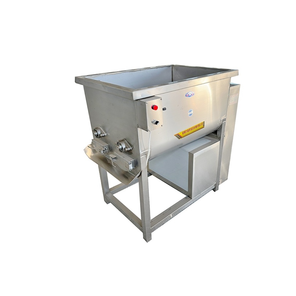 Commercial electric twin-shaft meat mixer