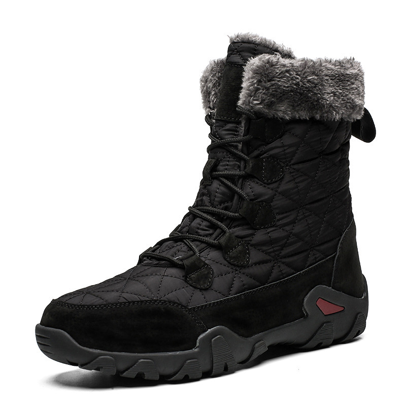 2023 Men's Boots Outdoor Casual High-Top Warm Men's Boots plus Size Casual Fashion Snow Boots