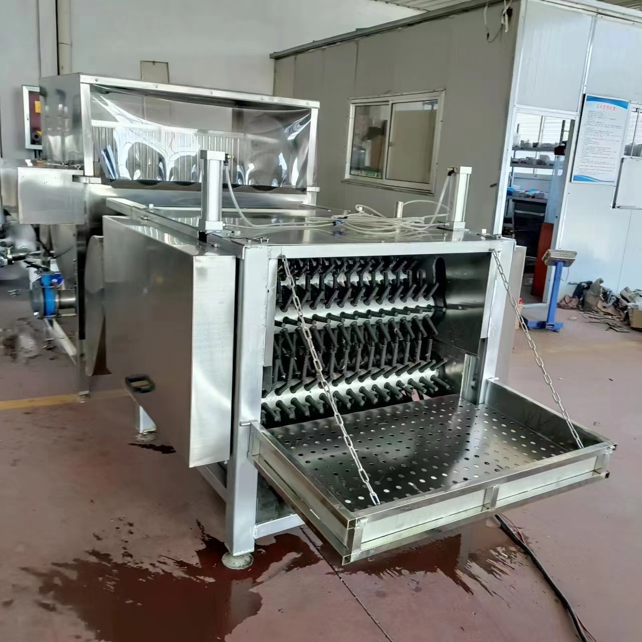 Commercial chicken plucker machine/automatic chicken slaughtering machine/poultry defeather equipment