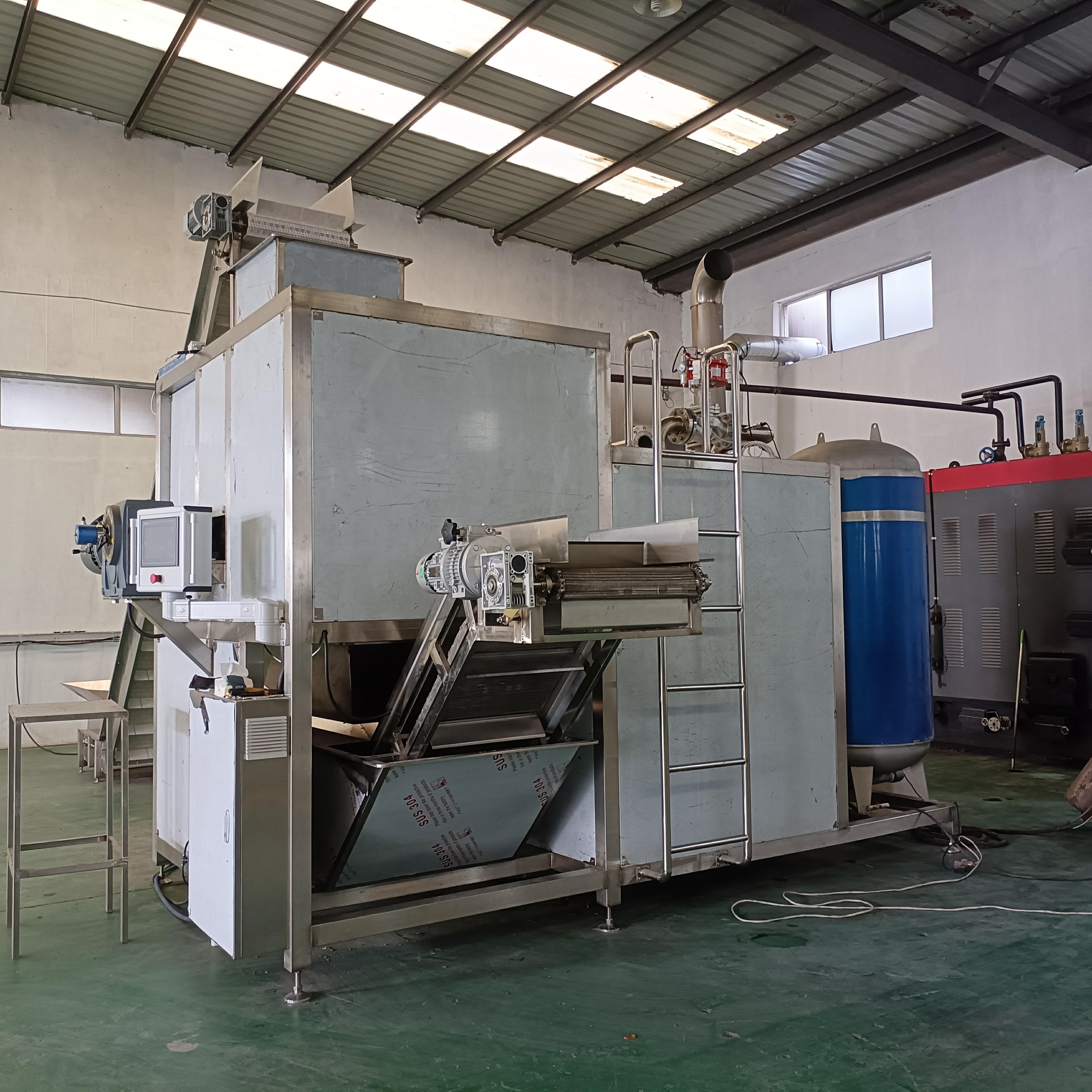 Automatic Potato and Carrot Steam Peeling Machine Automatic Industrial Sweet Potato and Vegetable Tomato Steam Peeling Machine