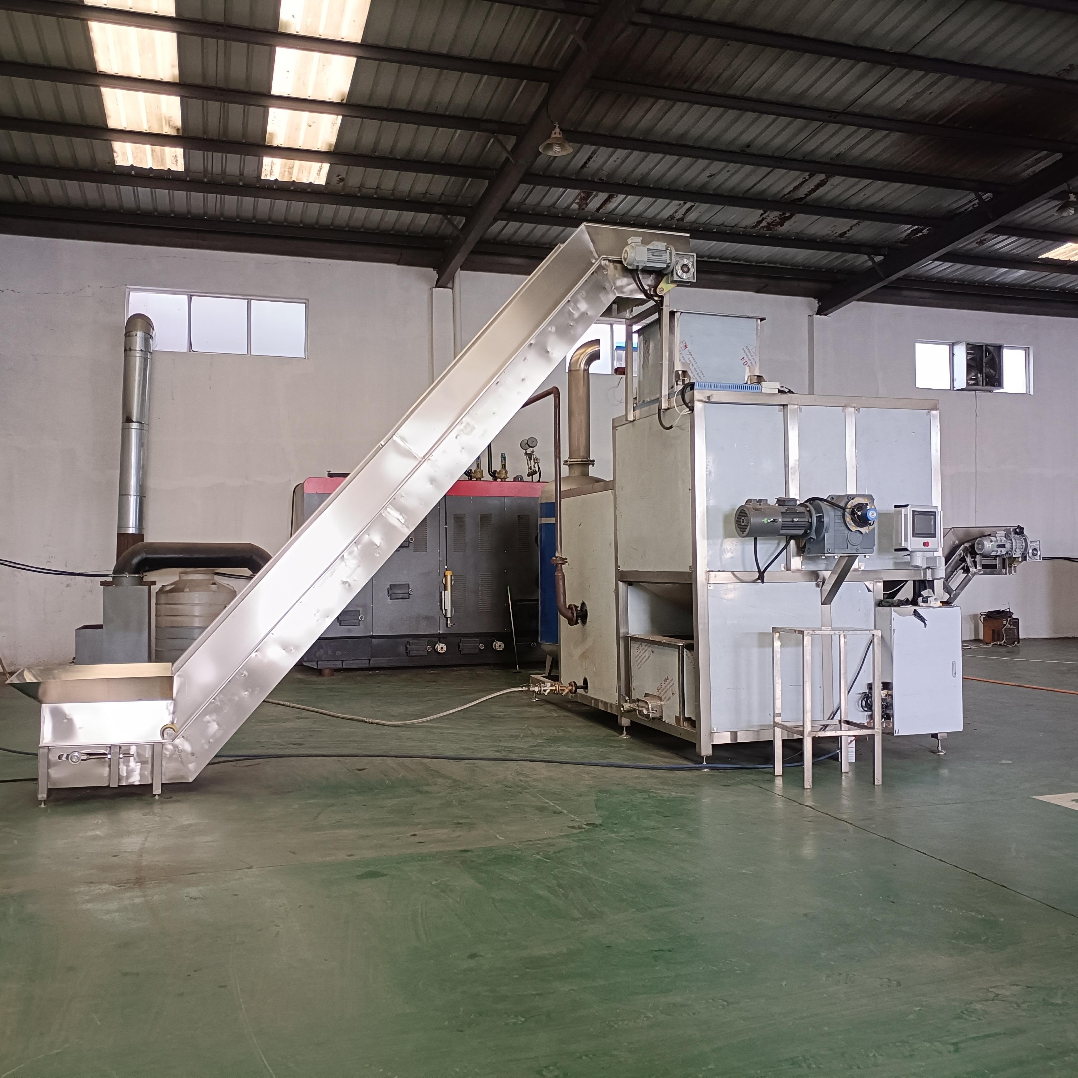 Automatic Potato and Carrot Steam Peeling Machine Automatic Industrial Sweet Potato and Vegetable Tomato Steam Peeling Machine